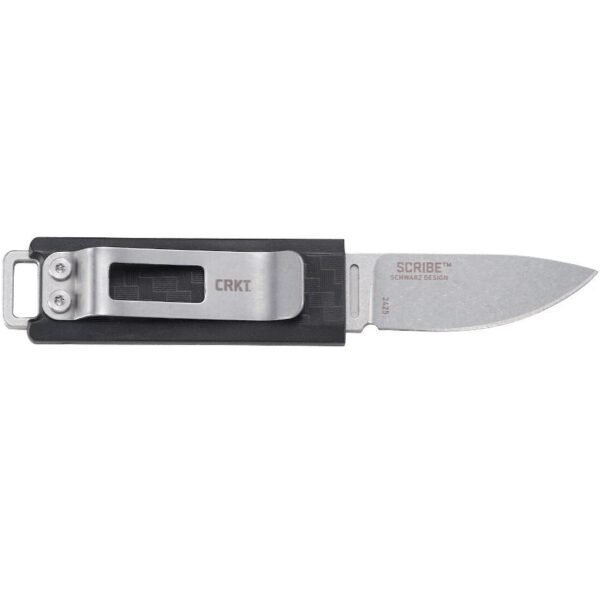 CRKT Scribe Fixed Blade Knife 1-3/4" Drop Point Blade Black