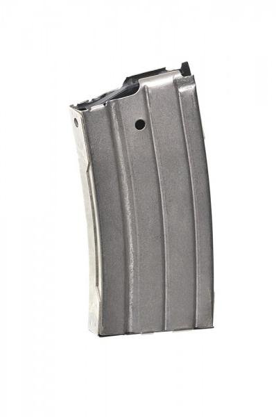 ProMag Rifle Magazine For Ruger Mini-14 .223 Rem 20/rd Nickel Plated Steel