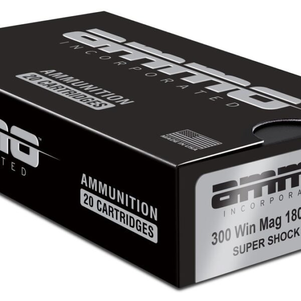 Ammo Inc Signature Hunt .300 Win Mag Rifle Ammo - 180 Grain | Super Shock Tip | 20rd Box