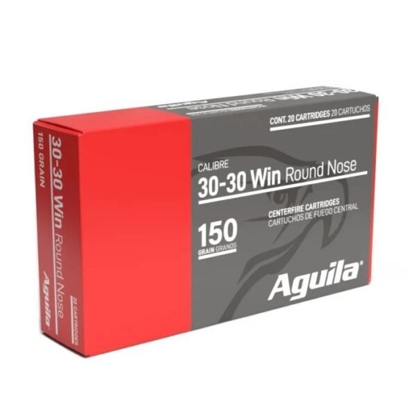 Aguila Ammunition 30-30 Win Rifle Ammo - 150 Grain | Soft Point | 20rd Box