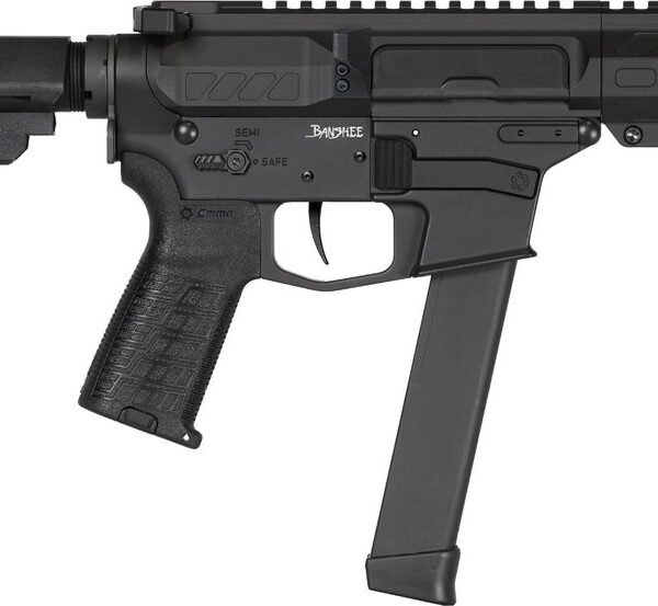 CMMG Banshee MkGs Pistol - Black | 9mm | 5" Barrel | 4" M-LOK Handguard | SBA3 Arm Brace