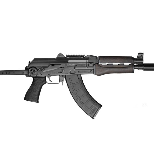 Zastava ZPAP92 AK-47 Rifle- Dark Wood Handguard | 7.62x39 | 16.5" Barrel | Pinned and Welded Muzzle Extension | Underfolder Stock