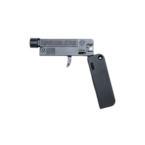 TRAILBLAZER LIFECARD 22LR - SINGLE SHOT POLY THREADED BLK