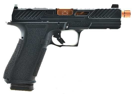Shadow Systems DR920 Optic Elite Slide Handgun 9mm Luger 17rd Magazine 5" Threaded Bronze Barrel Front Night Sight