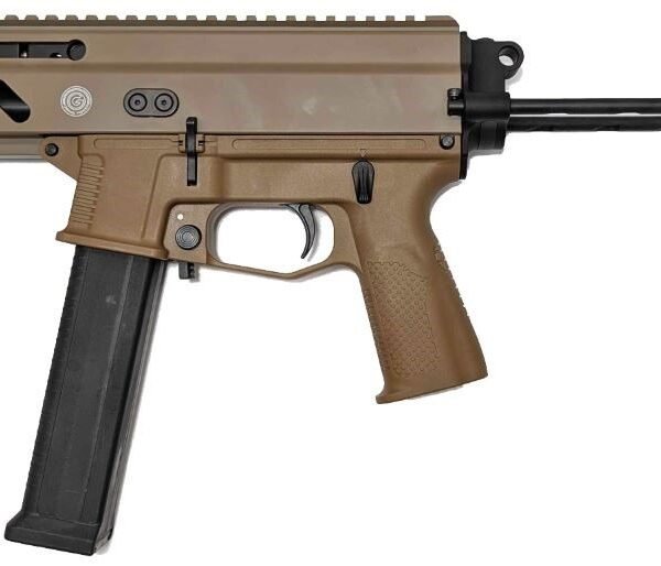 Grand Power Stribog SP45A3 .45 ACP Semi-Auto Pistol - FDE | 8" Threaded Barrel | 3x 20rd Mags | SB PDW