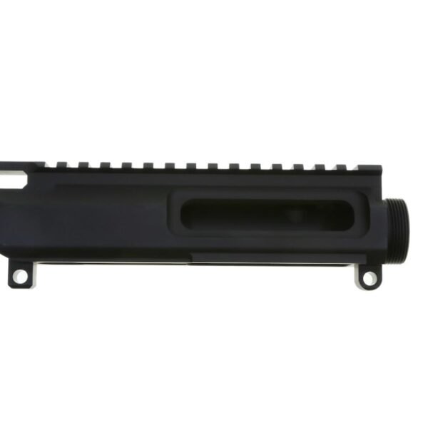 Wraithworks Billet Slick Side AR-15 Upper Receiver - Black | No Forward Assist or Brass Deflector