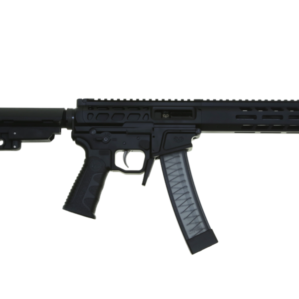 Wraithworks WARSCORP9 Side-charging AR Pistol - Black | 9mm | 8.5" Barrel | 7" M-LOK Rail | SBA3 Brace | Accepts Scorpion Mags